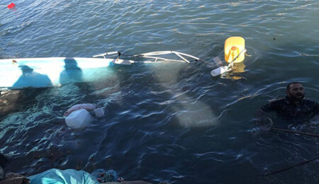 Lapta’da balıkçı teknesi devrildi: 1 kişi ağır yaralandı