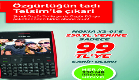 Özgürlüğün tadını Telsim'le çıkar!