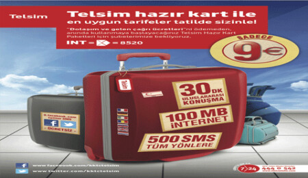 Turist Paketi ile Kuzey Kıbrıs&#8217;a tatile gelen turistlere en uygun tarifeler ve avantajlar Telsim&#8217;de