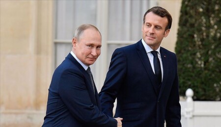 Macron: Bu aşamada Putin ile anlamlı bir görüşme yapmanın imkanı yok