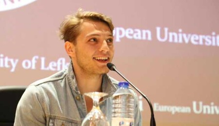 Ünlü oyuncu Burak Tozkoparan LAÜ'deydi