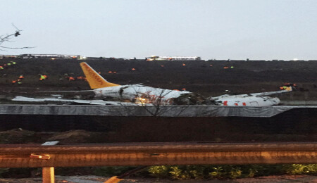 "Uçak piste tutunamayıp 30-40 metrelik yükseklikten düştü: Hastanelere 120 yaralı taşındı”