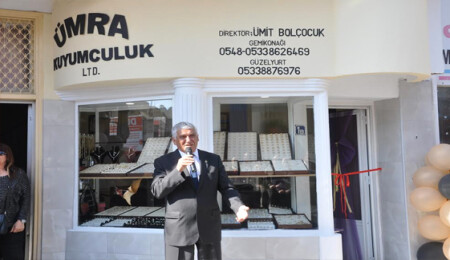 ÜMRA Kuyumculuk 2. şubesini Güzelyurt'ta açtı