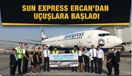 Sun Express Ercan seferlerine başladı