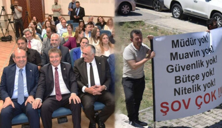 Mesleki Eğitim ve Yerli Ürünler Fuarı şok eylem ile açıldı!