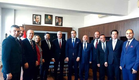 TÜRKONFED heyeti KKTC’de temaslarda bulundu