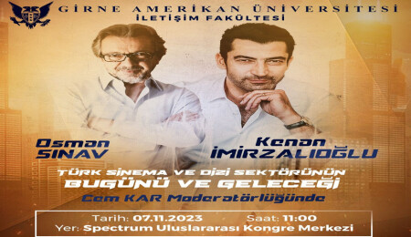 Osman Sınav ve Kenan İmirzalıoğlu GAÜ'deki söyleşiye katılacak
