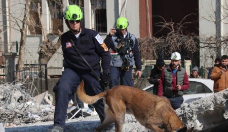 ABD'den gelen 160 kişilik ekip, Adıyaman'da arama kurtarma çalışmalarına katıldı