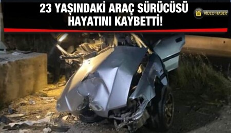 Haspolat'ta trafik kazası: Araç sürücüsü Ramazan Amıklı hayatını kaybetti