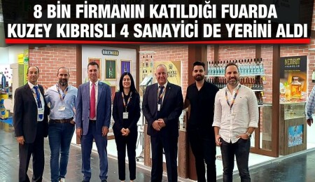 Kıbrıslı Türk 4 sanayici Anuga Gıda ve İçecek Fuarı’nda…