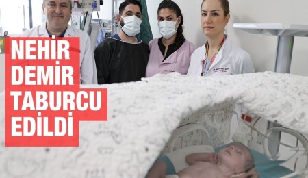 KKTC'li Nehir bebek "25 binde 1" görülen hastalığıyla mücadeleyi Türkiye'de kazandı