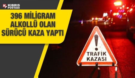 396 miligram alkollü olan Sinan Akyol kaza yaptı ve tutuklandı
