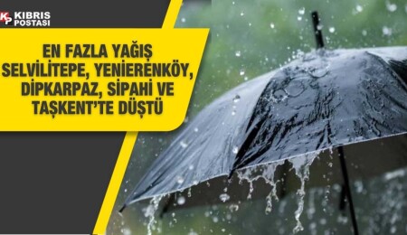 En fazla yağış alan bölgeler açıklandı