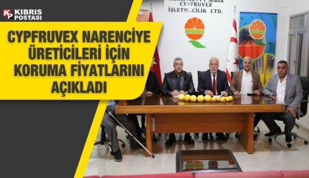 KMS Cypfruvex İşletmecilik narenciye üreticileri için koruma fiyatlarını açıkladı
