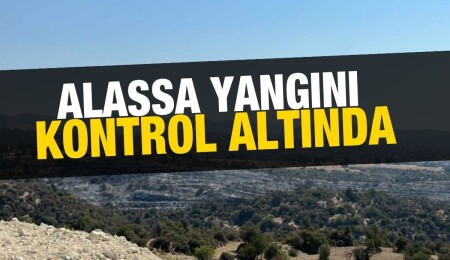 Alassa’daki yangın tamamen kontrol altına alındı