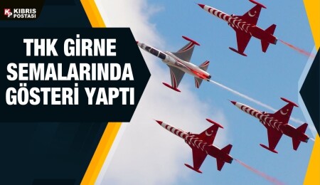 Türk Yıldızları Girne semalarında gösteri yaptı