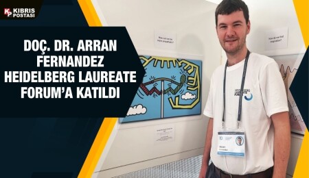 DAÜ Matematik Bölümü Öğretim Üyesi Doç. Dr. Arran Fernandez, Heidelberg Laureate Forum’a katıldı