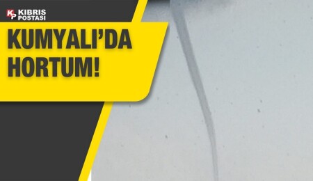 Kumyalı'da hortum ve yağmur!