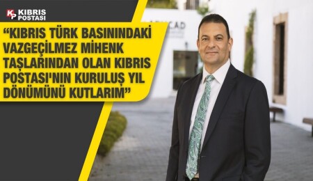 ARUCAD Rektörü Prof. Dr. Asım Vehbi, Kıbrıs Postası’nın yeni yaşını kutladı