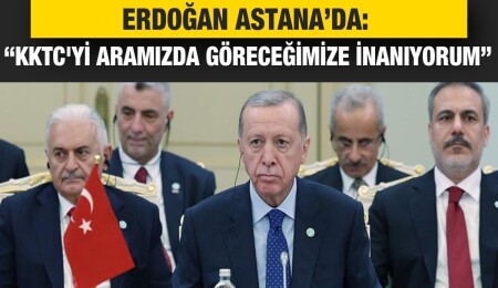 Erdoğan: Kıbrıs Türkleri ile dayanışma içinde hareket etmek hepimizin yükümlülüğüdür