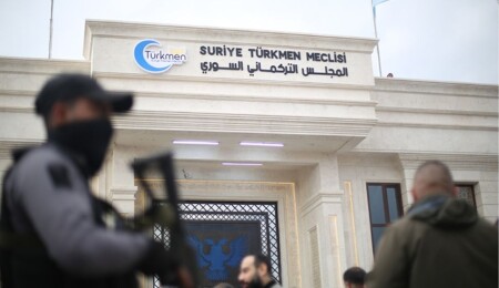 Suriye'de Türkmen Meclisi binası törenle hizmete açıldı