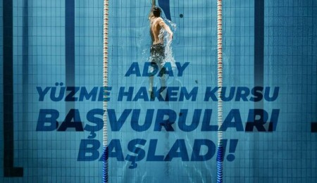 Su Sporları Federasyonu’nu “Aday Yüzme Hakem Kursu” düzenliyor
