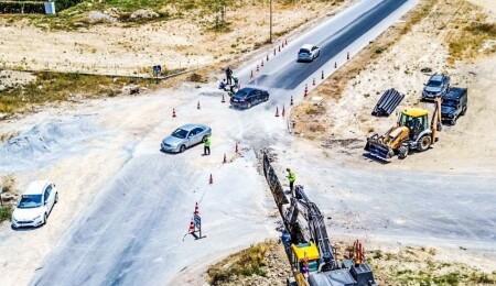 Gönyeli-Alayköy’de altyapı çalışmaları devam ediyor: 150 metrelik kanalizasyon hattı tamamlandı