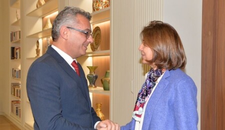 Erhürman, Holguin'i kabul etti