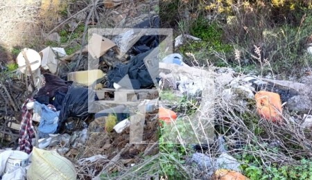 Ergazi köyündeki Unaro Deresi çöp içinde!