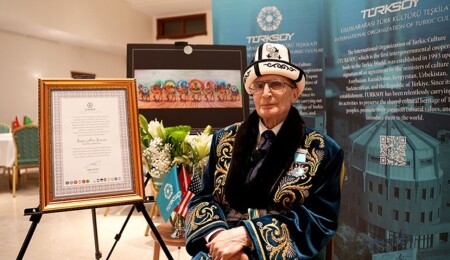 Aziz Sancar’a" Türk Dünyası Kültür Elçisi" ünvanı verildi