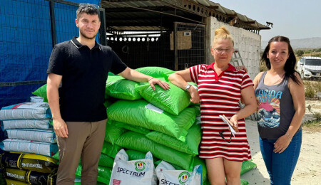Noyanlar Şirketler Grubu’ndan İskele Belediyesi Hayvan Barınağı'na bağış