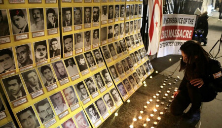 Turkish Cypriots hold ceremony in London for victims of 'Bloody Christmas'