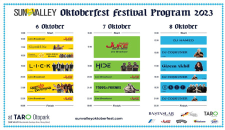SUN VALLEY Oktoberfest 6 Ekim’de başlıyor