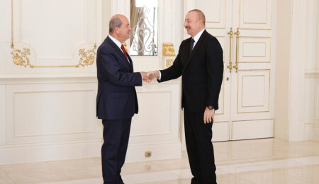 Azerbaijan's President Aliyev Reaffirms Support for Turkish Cypriots