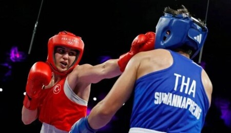 Türkiye’de milli boksör Busenaz Sürmeneli çeyrek finalde Paris 2024'e veda etti