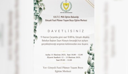 Gönyeli Fazıl Plümer’de yıl sonu sergisi açılıyor