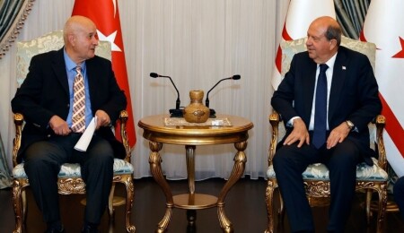 Milli Mücadele Vakfı, Cenevre öncesi Cumhurbaşkanı Tatar’ı ziyaret etti: Çözüm iki egemen, bağımsız Devlet’in işbirliğidir