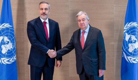 Turkish foreign minister Fidan, meets with UN chief in Geneva