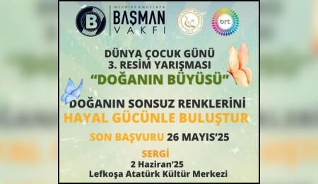 Başman Vakfı ile BRTK’nın düzenlediği Dünya Çocuk Günü 3. Resim Yarışması’na başvurular başladı
