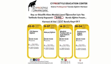 Kıbrıs Profesyonel Tarzda Eğitim Merkezi, %100 burs ile meslek lisesi öğrencilerinin yanında!