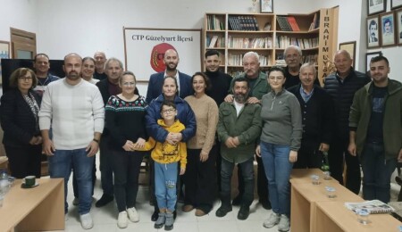 CTP Güzelyurt İlçesi Kalkanlı Ocak Kongresi'nde başkan Okan Ceylangüden oldu