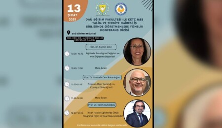 DAÜ Eğitim Fakültesi, öğretmenlere yönelik konferans dizisi yapacak