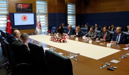 İdari, Kamu ve Sağlık İşleri Komitesi heyetinin TBMM’deki temasları devam ediyor