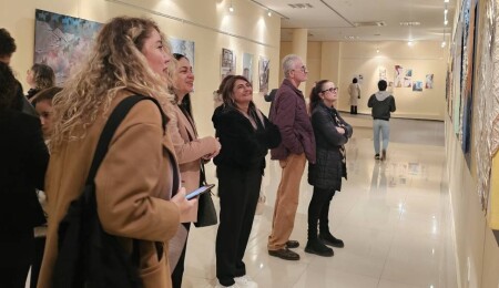 Nilgün Güney Bohça Sergisi DAÜ'de açıldı