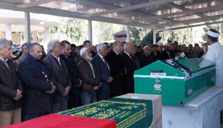 Cumhurbaşkanı Tatar, depremde hayatını kaybeden Doğan’ın cenaze törenine katıldı