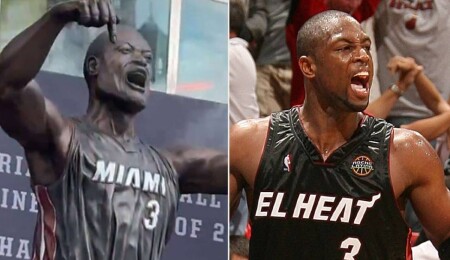 Dwyane Wade, heykeline gelen eleştiriler için: 'Bana benzemesine gerek yok'