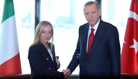 Erdoğan, İtalya Başbakanı Giorgia Meloni ile görüştü