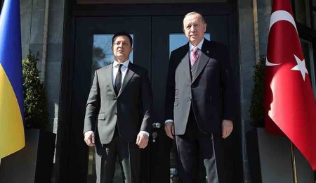 Erdoğan, Ukrayna Devlet Başkanı Zelenskiy ile bir araya geldi