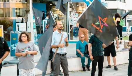 Bağımsızlık Yolu Milletvekili adayı Umut Ersoy, propaganda sürecine kitlesel yürüyüşle başladı  