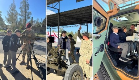 Türk Maarif Koleji öğrencilerinden Güvenlik Kuvvetleri Komutanlığı’na ziyaret
